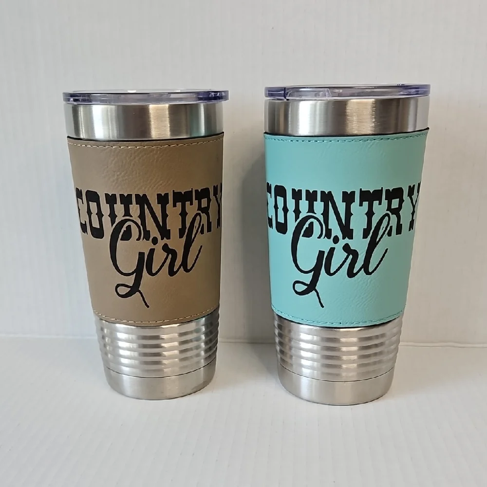 Polar Camel COUNTRY GIRL Tumblers, Set Of 2